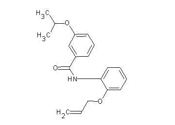 N-[2-(allyloxy)phenyl]-3-isopropoxybenzamide