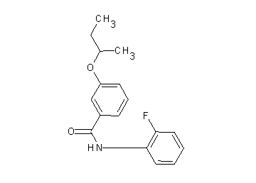 3-sec-butoxy-N-(2-fluorophenyl)benzamide