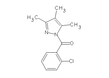 1-(2-chlorobenzoyl)-3,4,5-trimethyl-1H-pyrazole