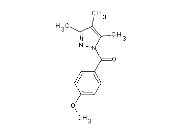 1-(4-methoxybenzoyl)-3,4,5-trimethyl-1H-pyrazole