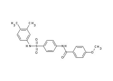 N-(4-{[(3,4-dimethylphenyl)amino]sulfonyl}phenyl)-4-methoxybenzamide