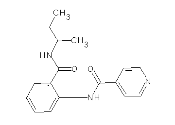 N-{2-[(sec-butylamino)carbonyl]phenyl}isonicotinamide