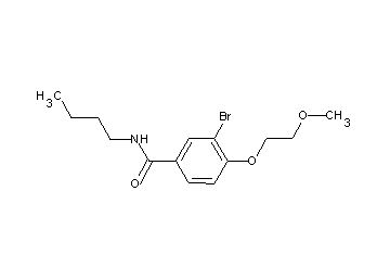 3-bromo-N-butyl-4-(2-methoxyethoxy)benzamide