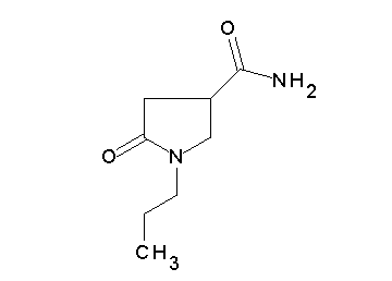 5-oxo-1-propyl-3-pyrrolidinecarboxamide