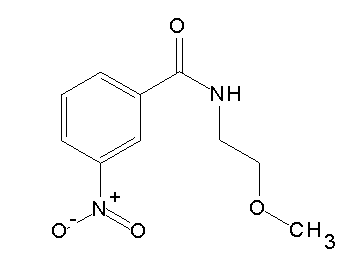 N-(2-methoxyethyl)-3-nitrobenzamide