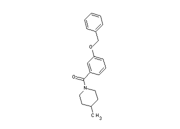1-[3-(benzyloxy)benzoyl]-4-methylpiperidine