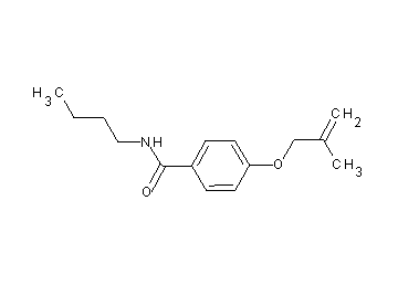 N-butyl-4-[(2-methyl-2-propen-1-yl)oxy]benzamide