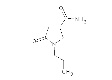 1-allyl-5-oxo-3-pyrrolidinecarboxamide