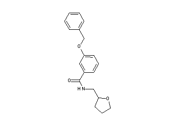 3-(benzyloxy)-N-(tetrahydro-2-furanylmethyl)benzamide