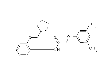 2-(3,5-dimethylphenoxy)-N-[2-(tetrahydro-2-furanylmethoxy)phenyl]acetamide