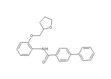 N-[2-(tetrahydro-2-furanylmethoxy)phenyl]-4-biphenylcarboxamide