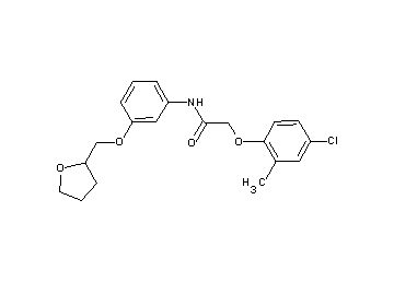2-(4-chloro-2-methylphenoxy)-N-[3-(tetrahydro-2-furanylmethoxy)phenyl]acetamide