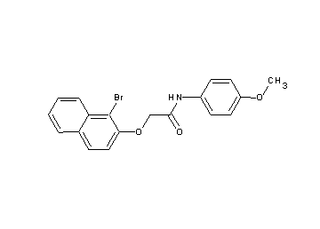 2-[(1-bromo-2-naphthyl)oxy]-N-(4-methoxyphenyl)acetamide