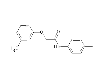N-(4-iodophenyl)-2-(3-methylphenoxy)acetamide