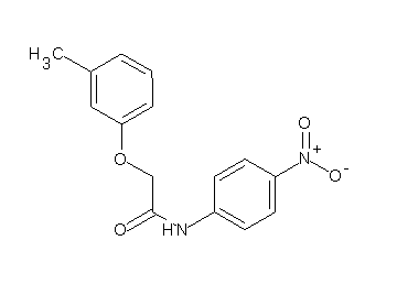 2-(3-methylphenoxy)-N-(4-nitrophenyl)acetamide 2-(3-methylphenoxy)-N-(4-nitrophenyl)acetamide