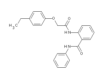 2-{[(4-ethylphenoxy)acetyl]amino}-N-phenylbenzamide