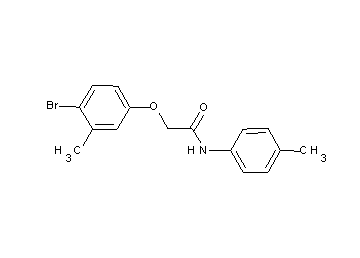 2-(4-bromo-3-methylphenoxy)-N-(4-methylphenyl)acetamide - Click Image to Close