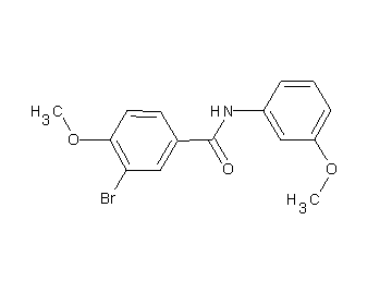 3-bromo-4-methoxy-N-(3-methoxyphenyl)benzamide