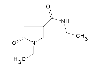 N,1-diethyl-5-oxo-3-pyrrolidinecarboxamide