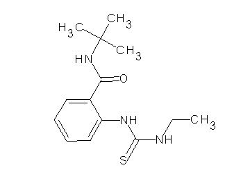 N-(tert-butyl)-2-{[(ethylamino)carbonothioyl]amino}benzamide