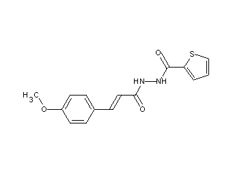 N'-[3-(4-methoxyphenyl)acryloyl]-2-thiophenecarbohydrazide