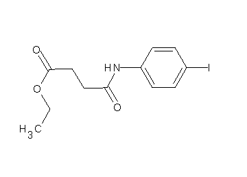 ethyl 4-[(4-iodophenyl)amino]-4-oxobutanoate