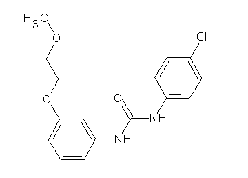 N-(4-chlorophenyl)-N'-[3-(2-methoxyethoxy)phenyl]urea