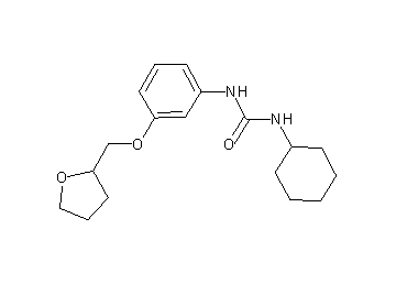 N-cyclohexyl-N'-[3-(tetrahydro-2-furanylmethoxy)phenyl]urea