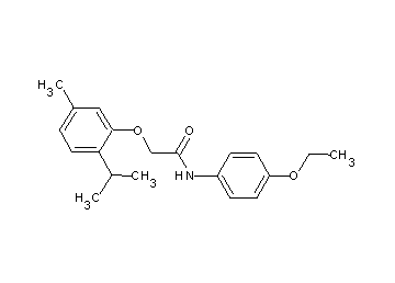 N-(4-ethoxyphenyl)-2-(2-isopropyl-5-methylphenoxy)acetamide
