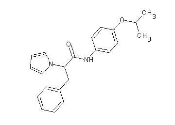 N-(4-isopropoxyphenyl)-3-phenyl-2-(1H-pyrrol-1-yl)propanamide