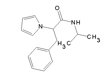 N-isopropyl-3-phenyl-2-(1H-pyrrol-1-yl)propanamide