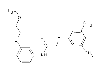 2-(3,5-dimethylphenoxy)-N-[3-(2-methoxyethoxy)phenyl]acetamide
