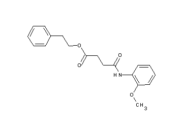 2-phenylethyl 4-[(2-methoxyphenyl)amino]-4-oxobutanoate