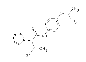 N-(4-isopropoxyphenyl)-3-methyl-2-(1H-pyrrol-1-yl)butanamide
