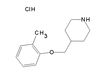 4-[(2-methylphenoxy)methyl]piperidine hydrochloride