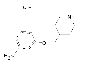 4-[(3-methylphenoxy)methyl]piperidine hydrochloride