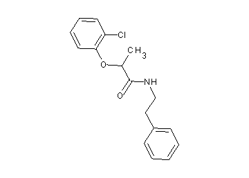 2-(2-chlorophenoxy)-N-(2-phenylethyl)propanamide