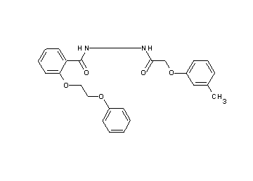 N'-[(3-methylphenoxy)acetyl]-2-(2-phenoxyethoxy)benzohydrazide