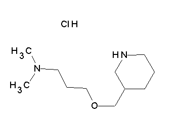 N,N-dimethyl-3-(3-piperidinylmethoxy)-1-propanamine hydrochloride