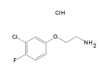[2-(3-chloro-4-fluorophenoxy)ethyl]amine hydrochloride