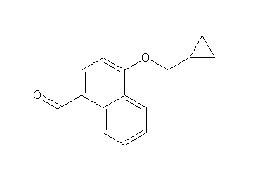 4-(cyclopropylmethoxy)-1-naphthaldehyde