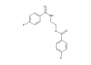 2-[(4-fluorobenzoyl)amino]ethyl 4-fluorobenzoate