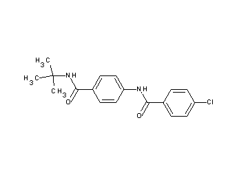 N-{4-[(tert-butylamino)carbonyl]phenyl}-4-chlorobenzamide - Click Image to Close