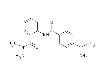 2-[(4-isopropylbenzoyl)amino]-N,N-dimethylbenzamide