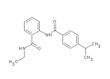 N-ethyl-2-[(4-isopropylbenzoyl)amino]benzamide