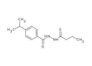 N'-butyryl-4-isopropylbenzohydrazide