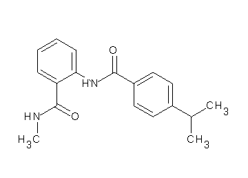 2-[(4-isopropylbenzoyl)amino]-N-methylbenzamide