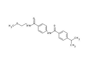 4-isopropyl-N-(4-{[(2-methoxyethyl)amino]carbonyl}phenyl)benzamide