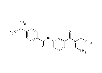 N,N-diethyl-3-[(4-isopropylbenzoyl)amino]benzamide