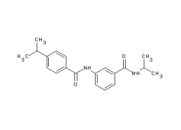 N-isopropyl-3-[(4-isopropylbenzoyl)amino]benzamide